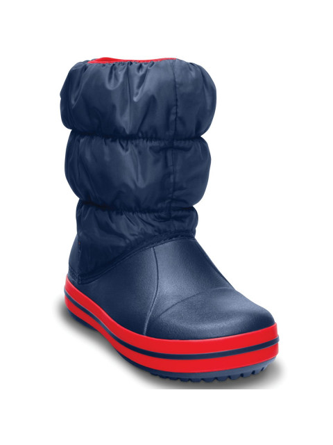 Winter Puff Boot Kids NAVY/RED